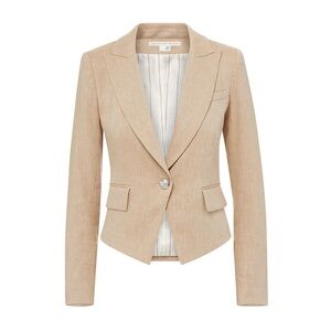Veronica Beard Hosanna Linen Dickey Jacket